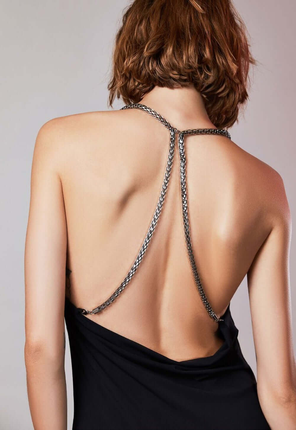 Open-Back Black Dress | Patrizia Pepe