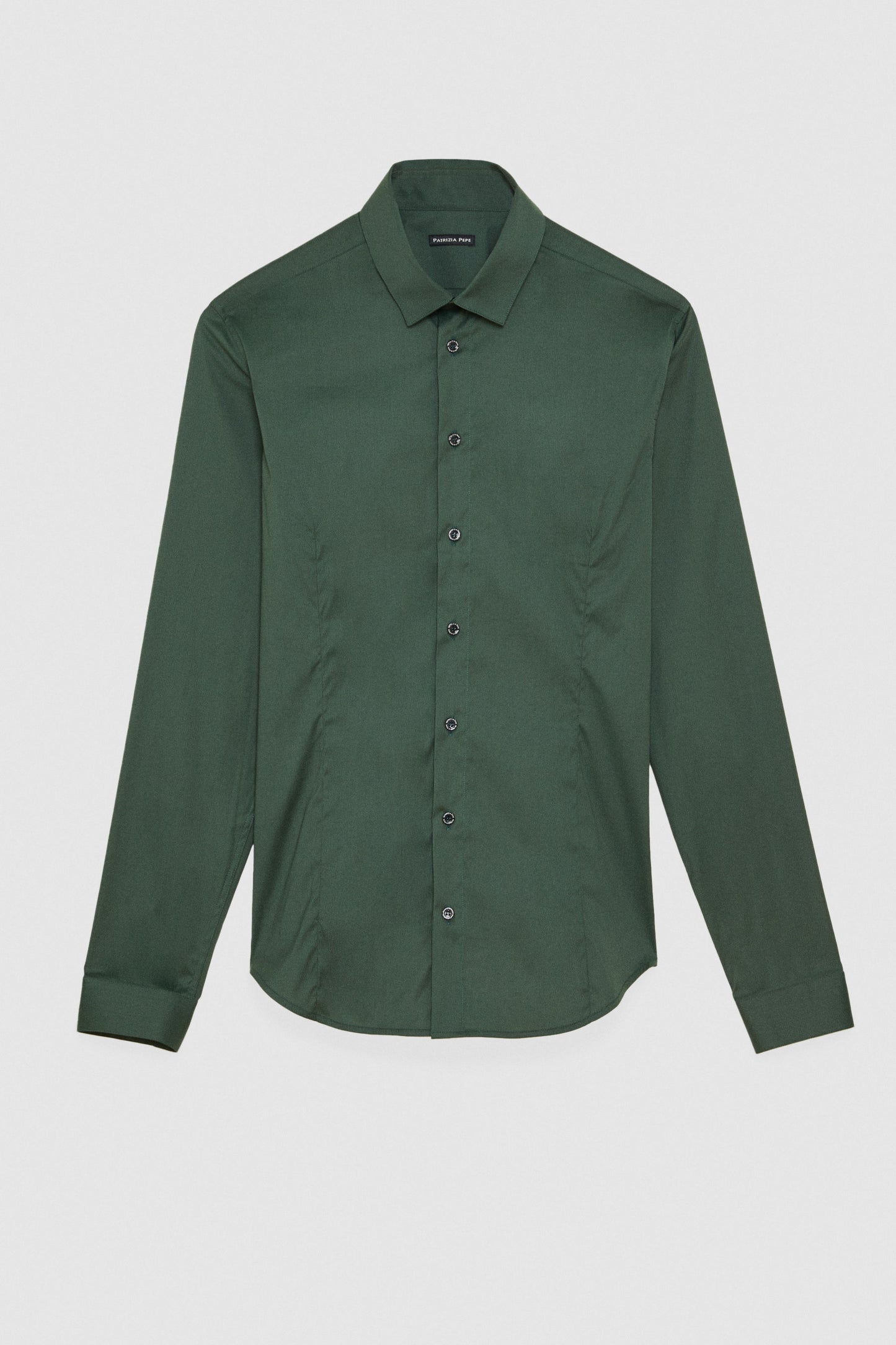 Musk Green Shirt Man