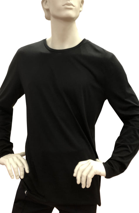 Nero vinile Cotton FLY T-shirt