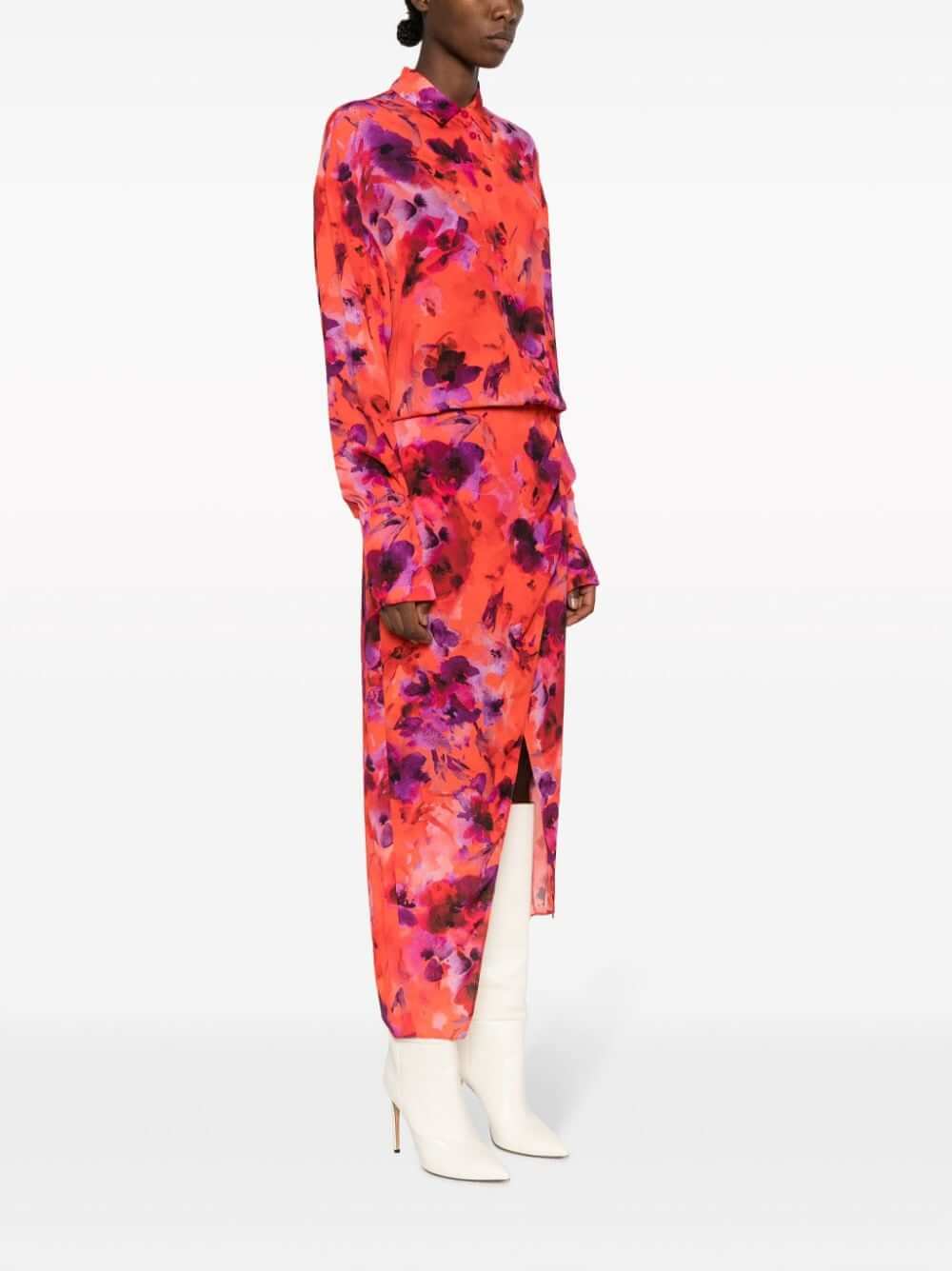 Infrarouge Print Dress