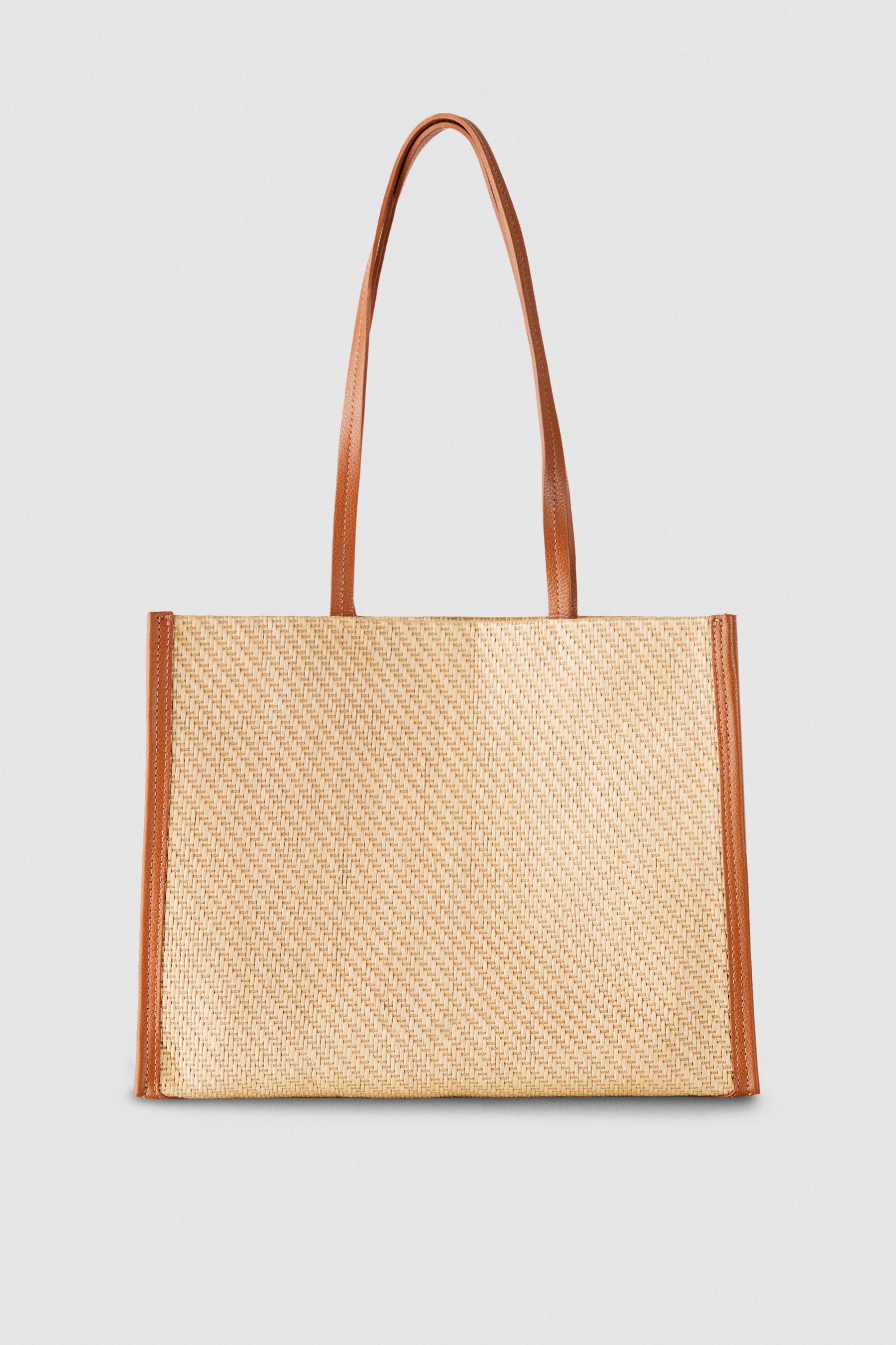 Woven fabric shopping bag