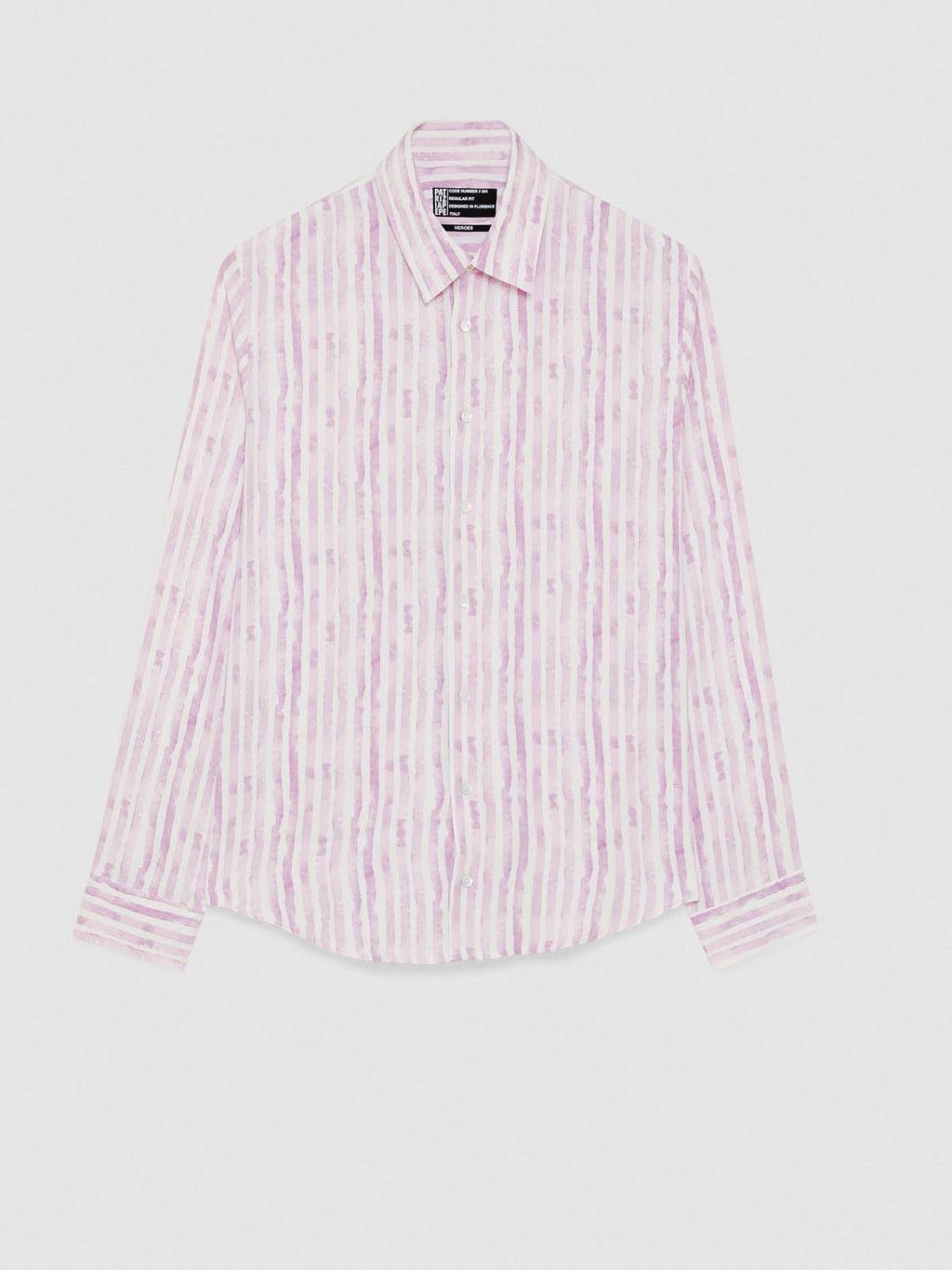 Iris Irregular Stripe viscose shirt