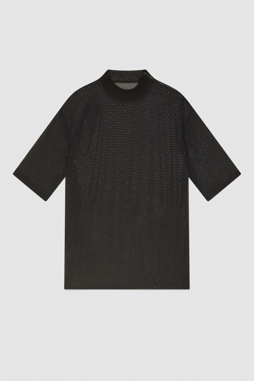 Ultra Black Shirt with Studs  by  Patrizia Pepe