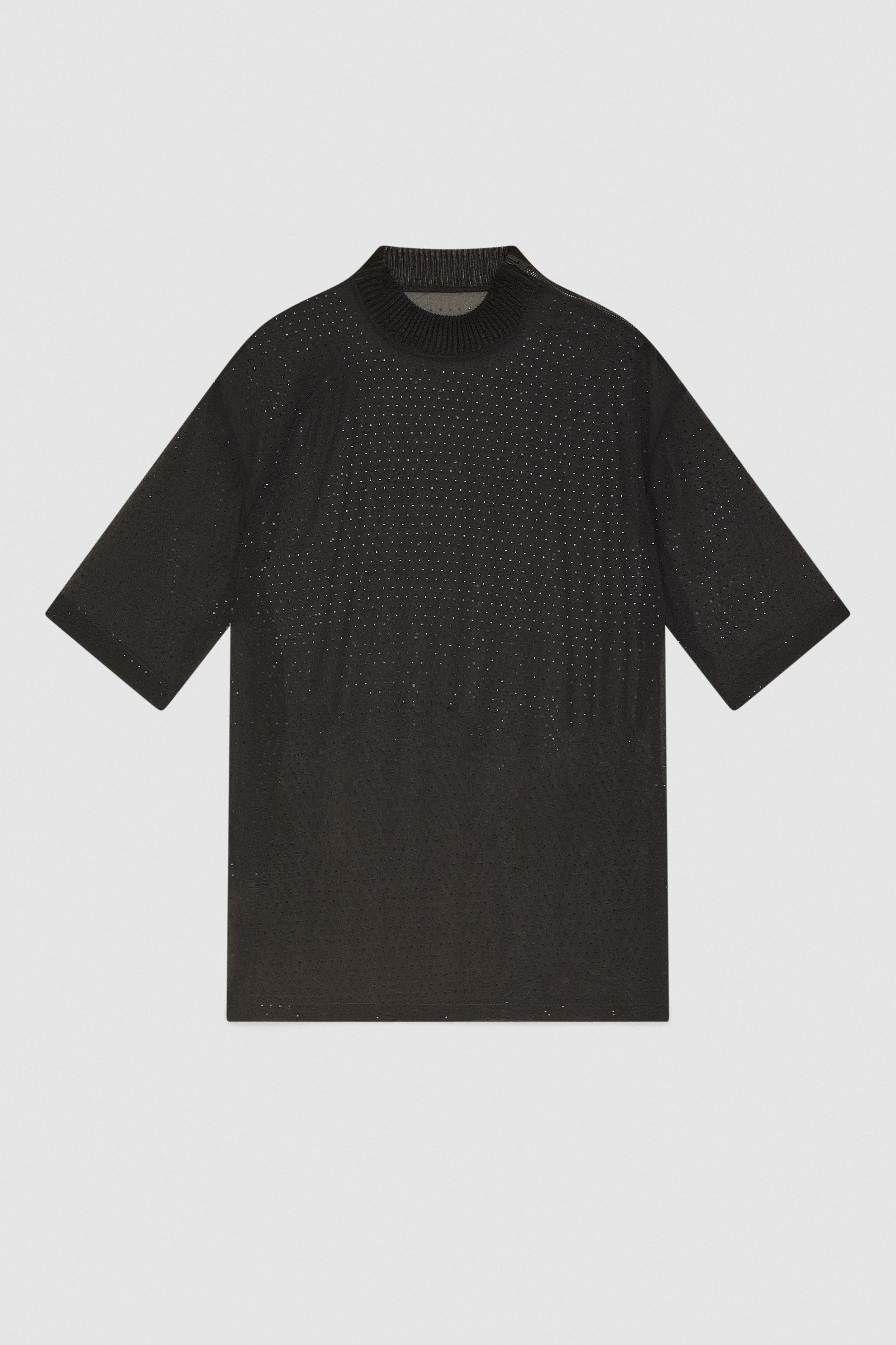 Ultra Black Shirt with Studs  by  Patrizia Pepe