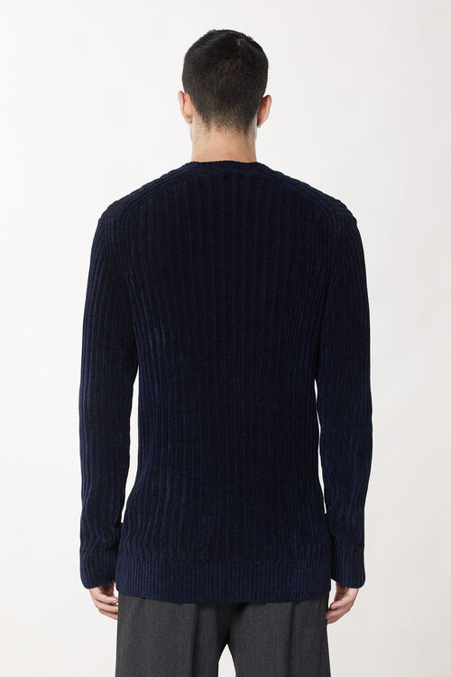 Royal Navy/Blue Viscose blend Cardigan