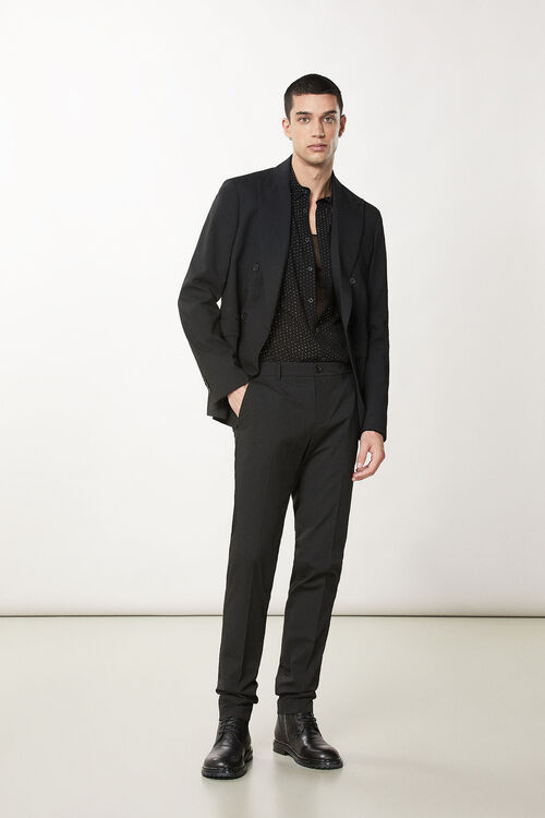 Slim canvas Pants