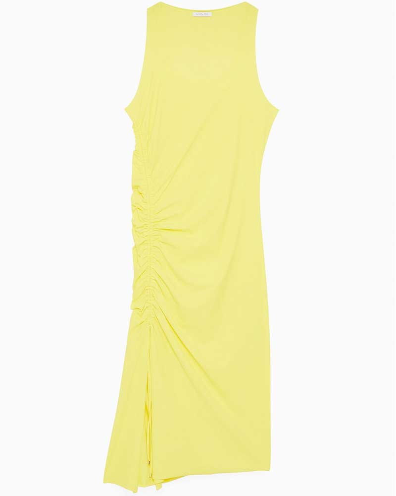 Citrus Yellow Shift dress