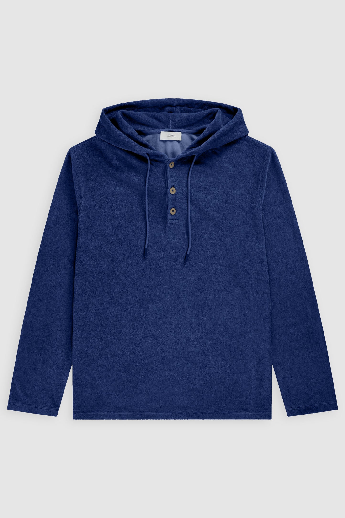 Indigo Blue  Hooded Jumper