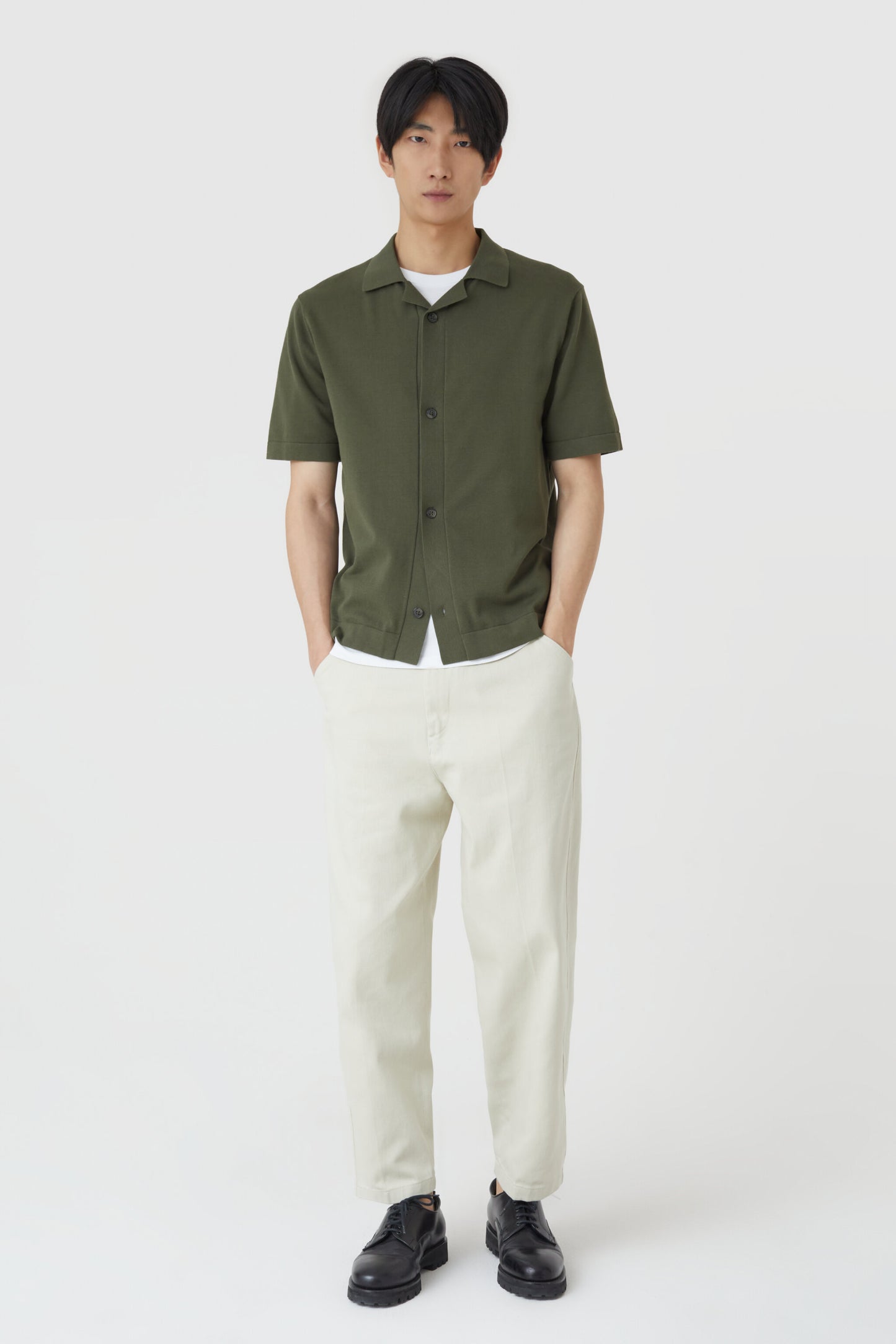 Chard Green Short Sleeve Cardigan