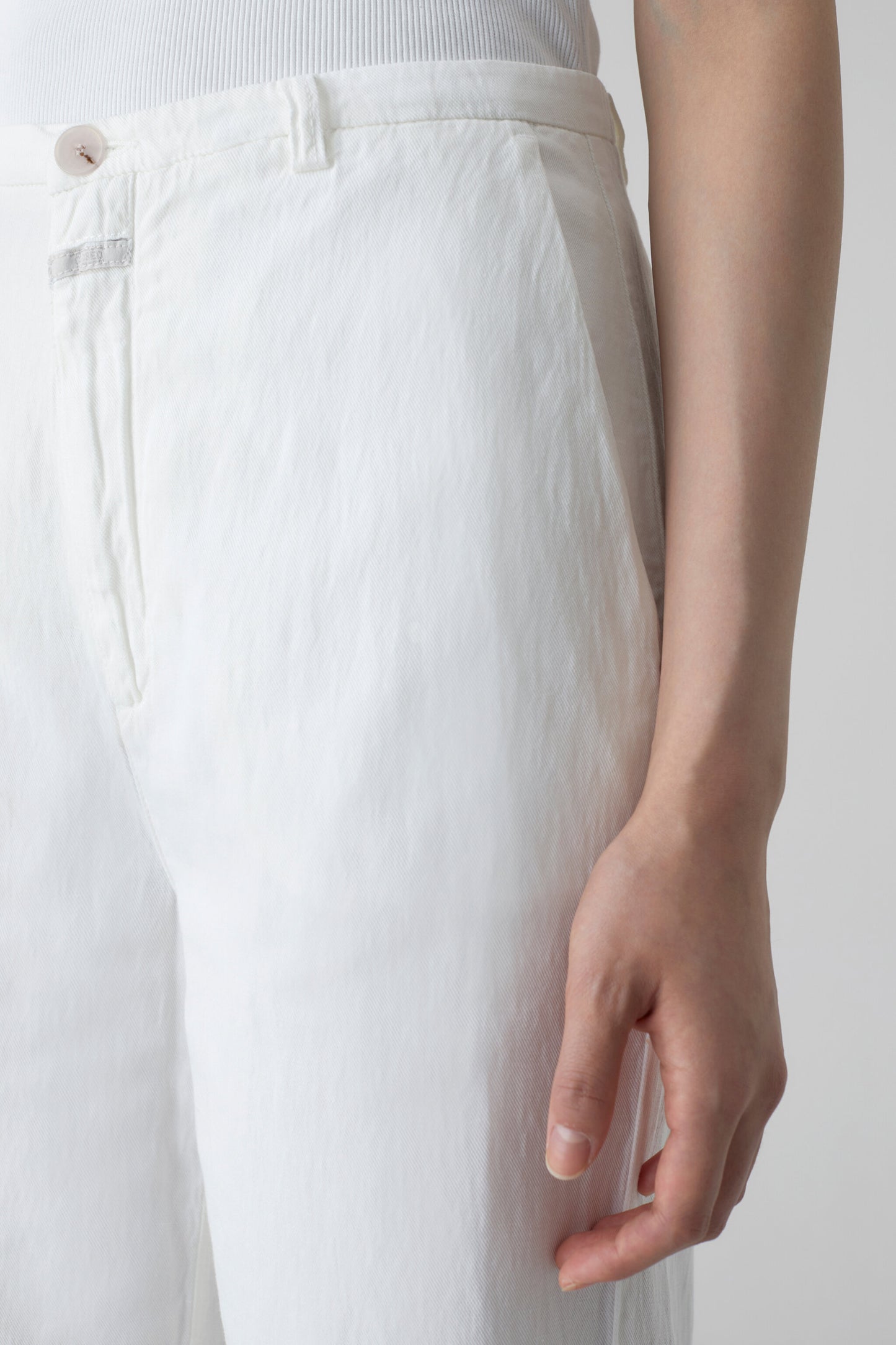 White Mawbray Linen Pants