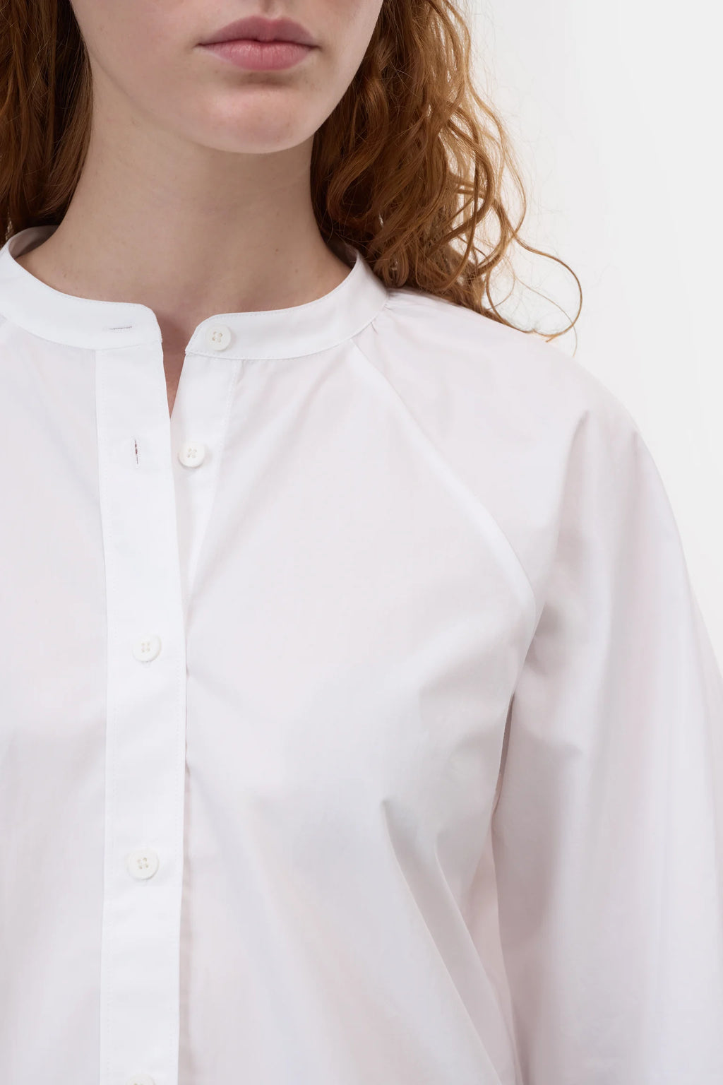 White blouse made of organic cotton