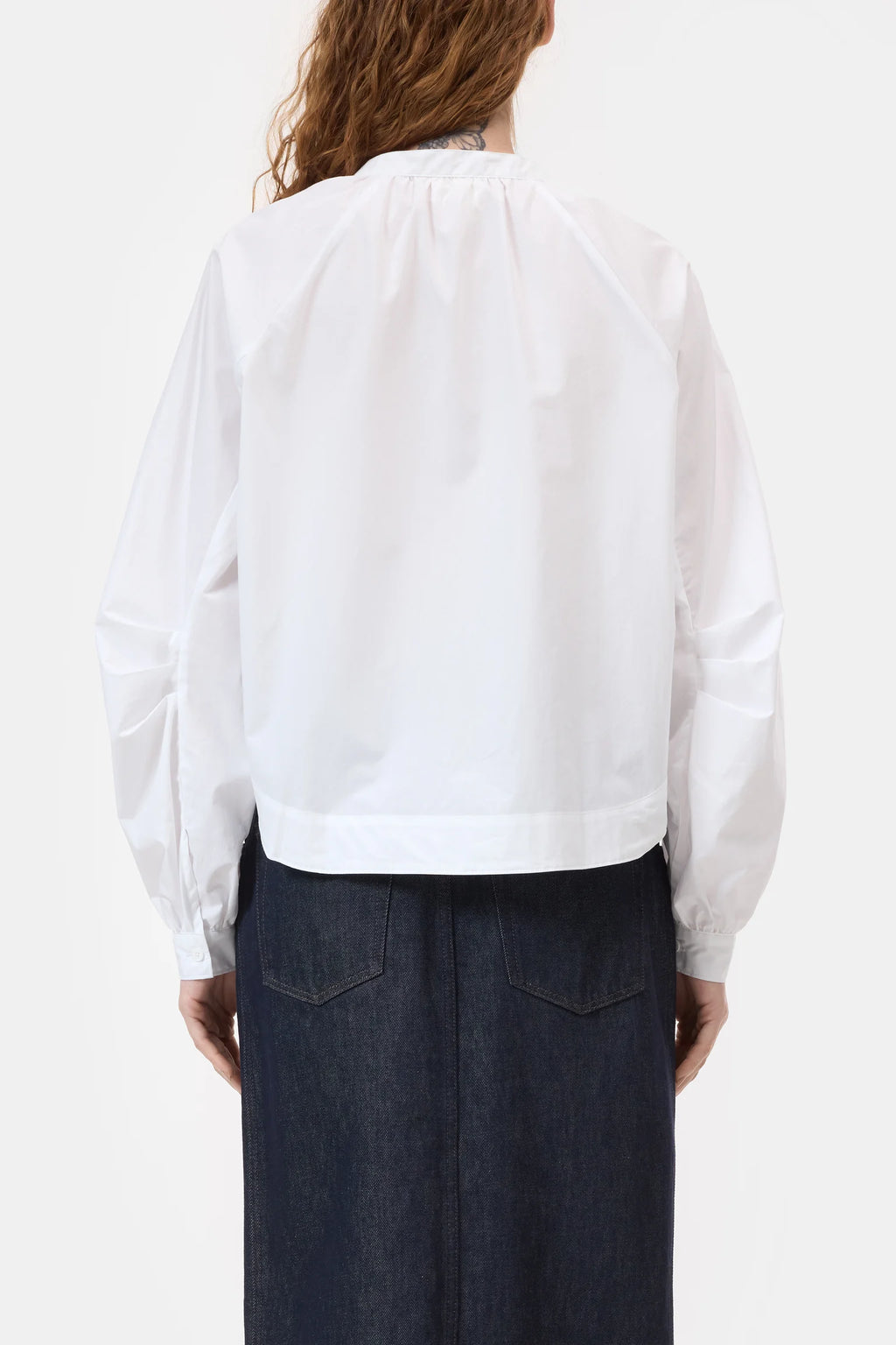 White blouse made of organic cotton