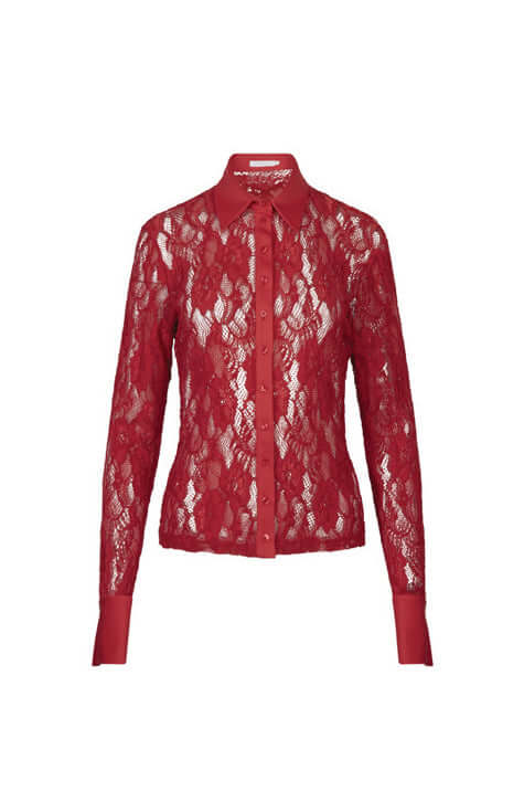 Laureat Long Sleeve Lace Shirt