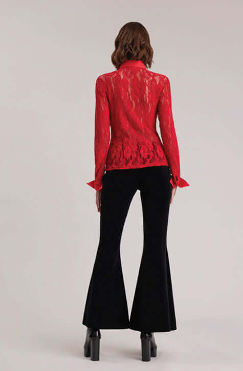 Laureat Long Sleeve Lace Shirt