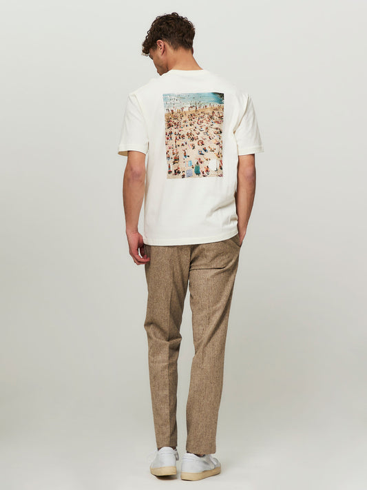 Ivory printed t-shirt