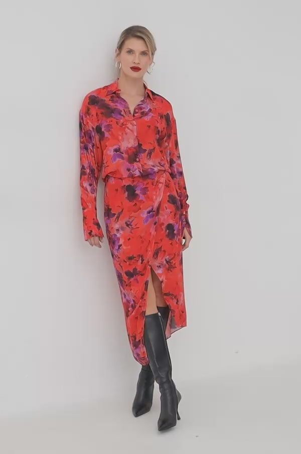 Infrarouge Print Dress