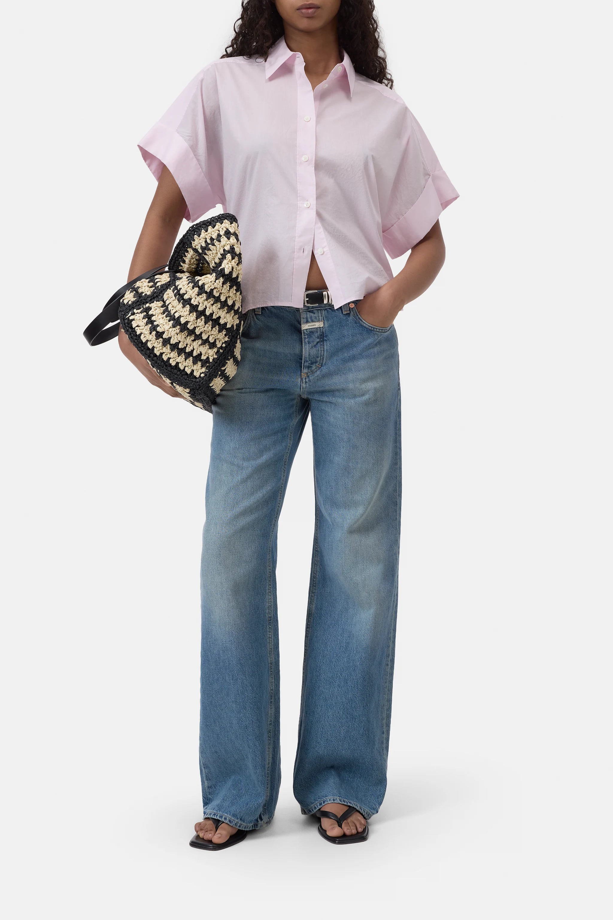 Turn Up Cotton Shirt CLOSED