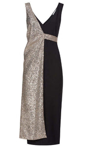 Long double-garment dress by Patrizia Pepe