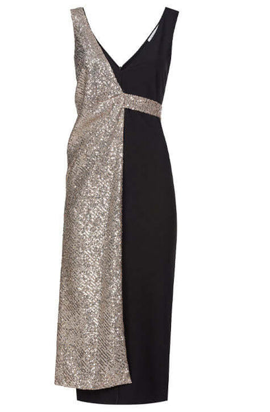 Long double-garment dress by Patrizia Pepe