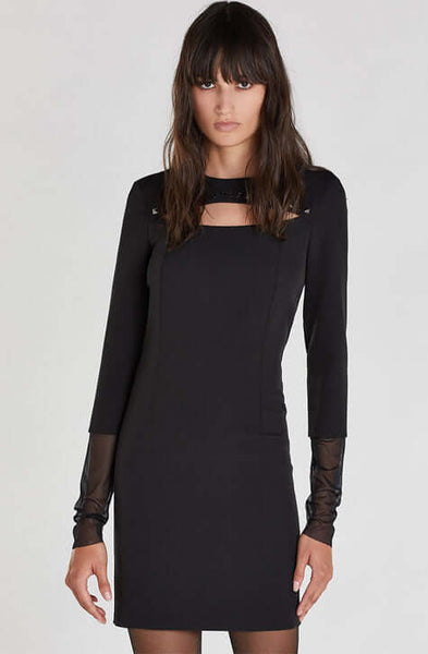 Studded Nero Dress by Patrizia Pepe
