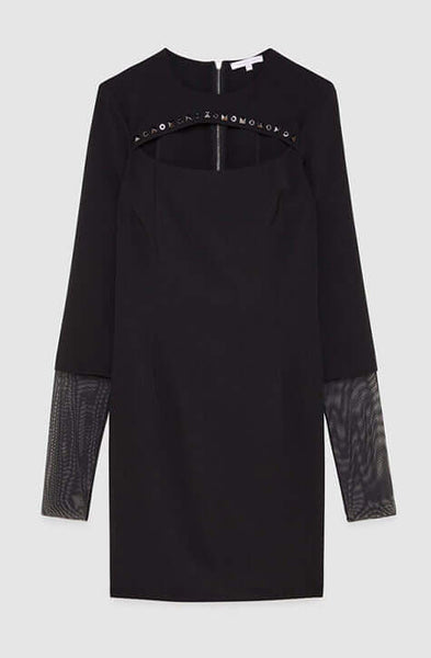 Studded Nero Dress by Patrizia Pepe