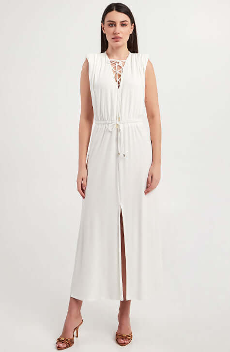 Ankle Length Dress by Patrizia Pepe. Style Nr. 2A2417 J013. Jersey viscosa stretch, Slightly loose fit, Ankle length dress.