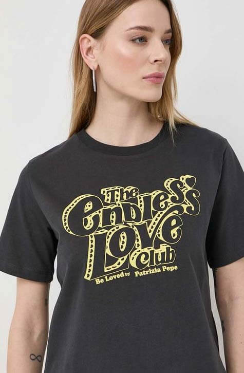 The Endless Love Club printed T-shirt | Patrizia Pepe
