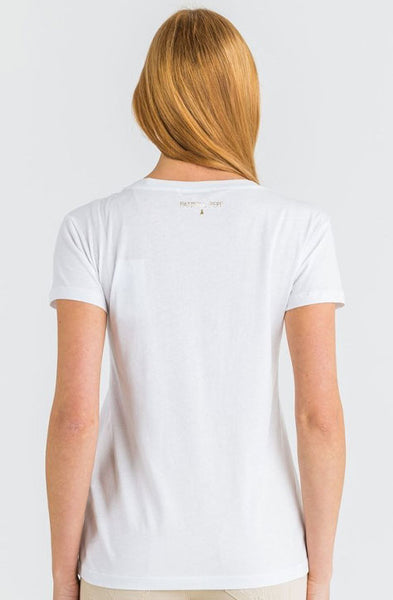 Bianco ottico T-Shirt by Patrizia Pepe