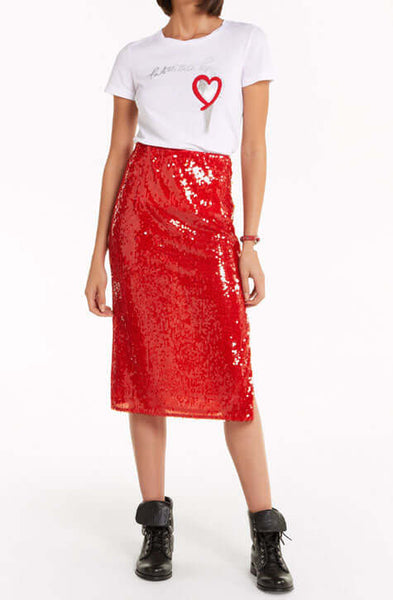 Red Heart T-shirt Patrizia Pepe | 8M1014	A4V5