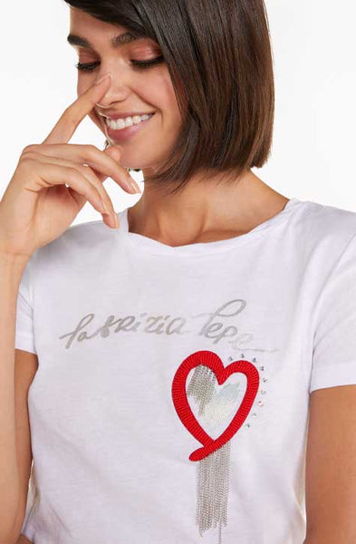 Red Heart T-shirt Patrizia Pepe | 8M1014	A4V5