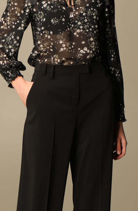 Nero Trousers | Patrizia Pepe