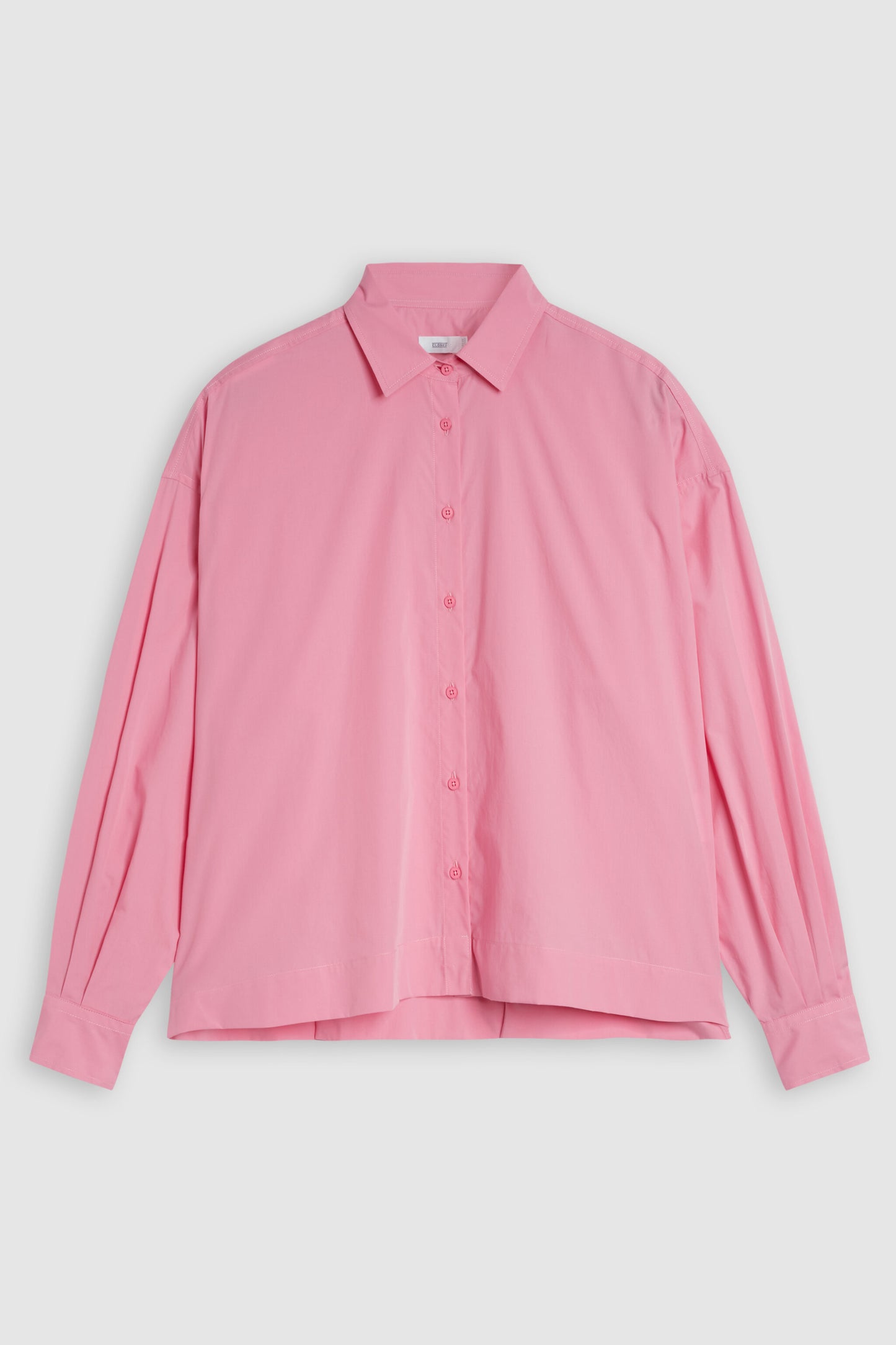 Pink Lilies  Gathered Shirt