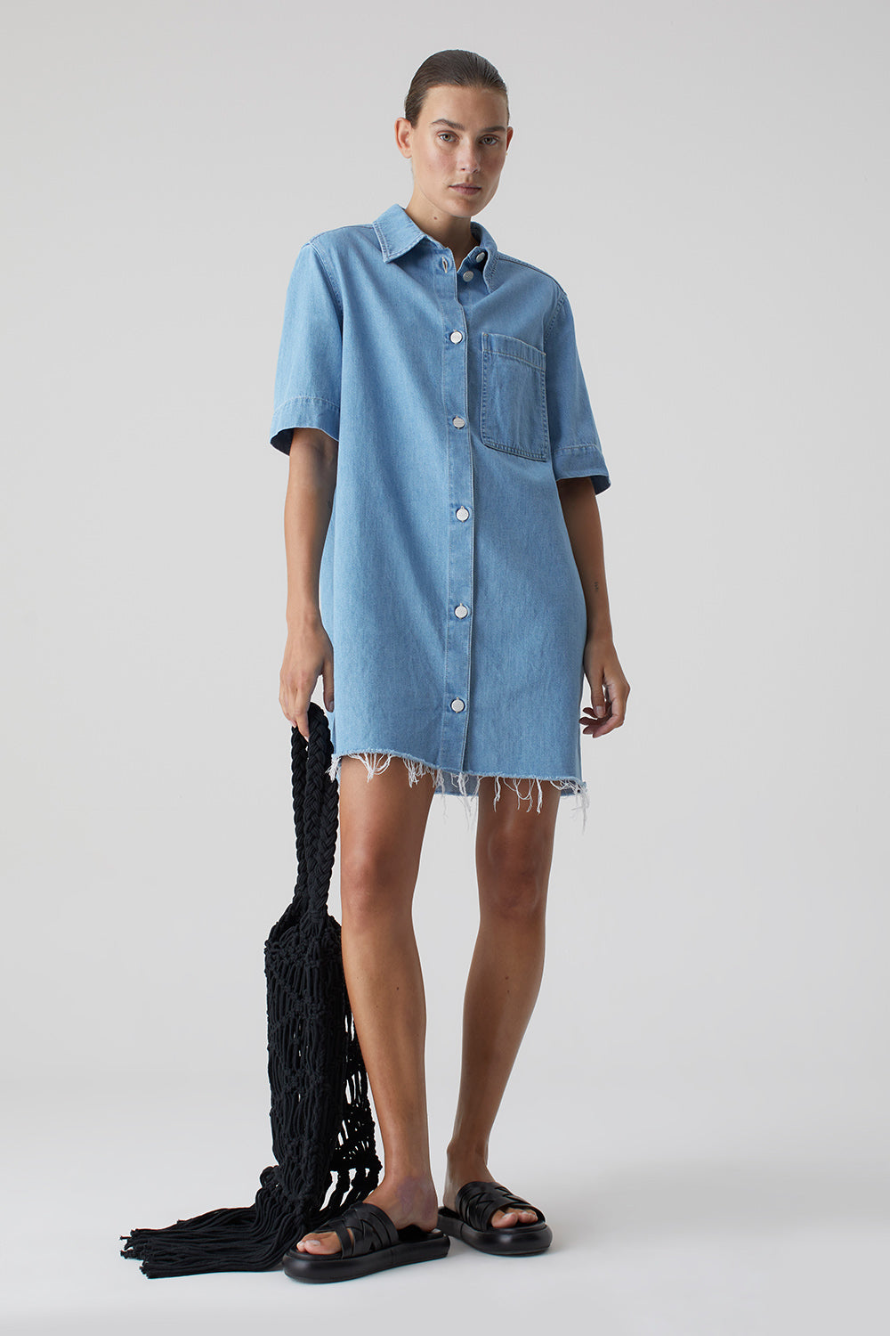 Light Blue Krysten jeans dress