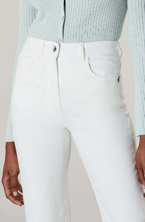 White Flared Jeans