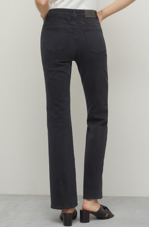 Leaf  Black  Jeans