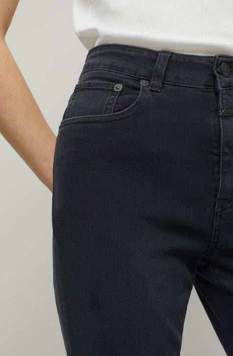 Leaf  Black  Jeans