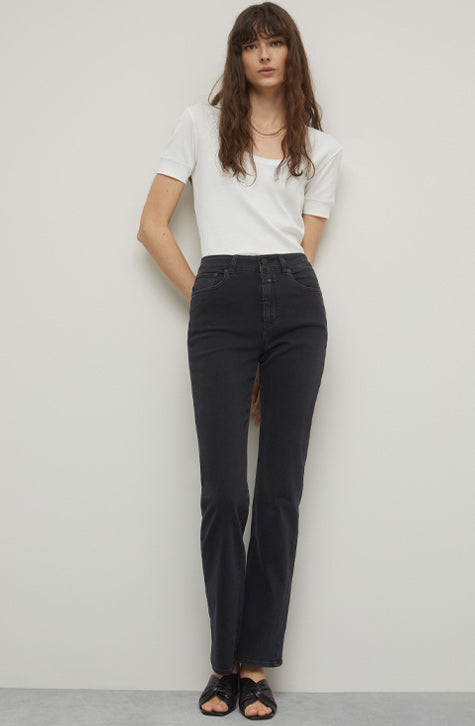 Leaf  Black  Jeans