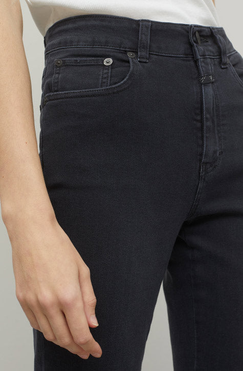 Leaf  Black  Jeans