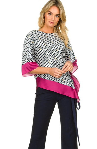 Chain Foulard top by Patrizia Pepe