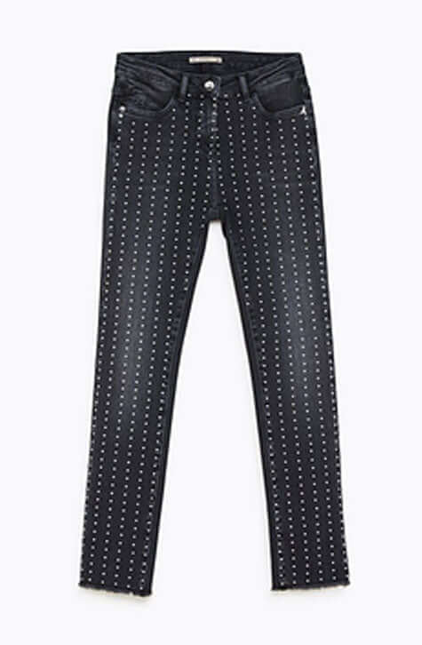 Studded Black pants |  Patrizia Pepe