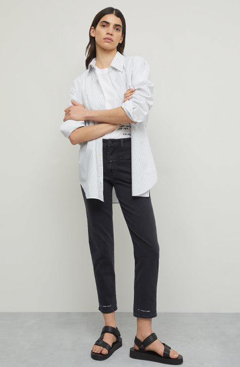 Black Pedal Pusher Jeans
