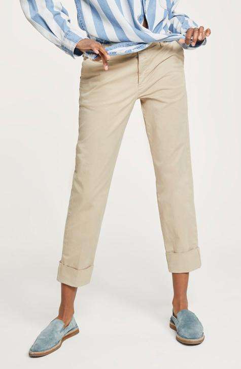 CLOSED Women's Pant STEWART | workwear pant| Caramel colour| don’t be boring on the workflow be present in style ! | Comfort and feels like second skin! | Affairedefemmes.net