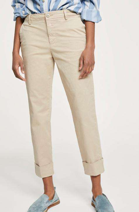 CLOSED Women's Pant STEWART | workwear pant| Caramel colour| don’t be boring on the workflow be present in style ! | Comfort and feels like second skin! | Affairedefemmes.net
