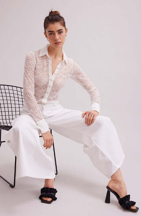 Atelier Long Sleeve Shirt | Anne Fontaine