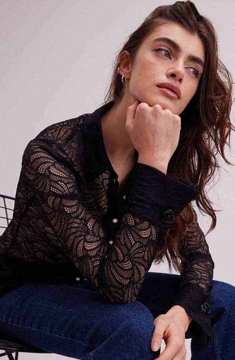 Atelier Long Sleeve Shirt | Anne Fontaine