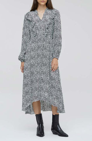 Ivory Frill Dress