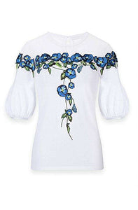 knit  Myosotis by  Anne Fontaine