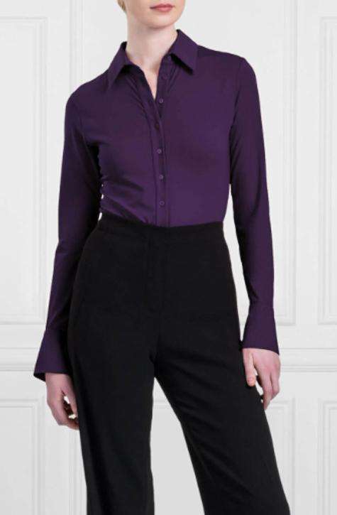 Nuage Shirt Purple Grape | Anne Fontaine